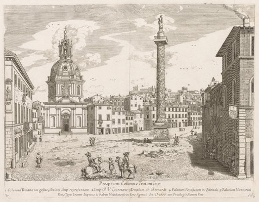 Trajan's Column from "Prospectus Locurum Urbis Romae Insign[ium]
