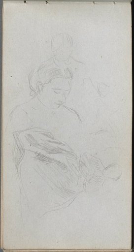 Sketchbook, page 82: Study of Fgures