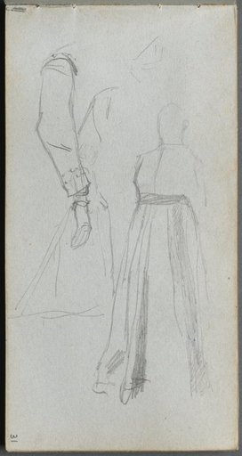 Sketchbook, page 31: Study of Figures