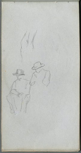 Sketchbook, page 32: Study of Figures