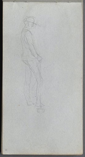 Sketchbook, page 11: Figure in Profile