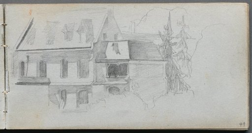 Sketchbook, page 49: Architechural Study