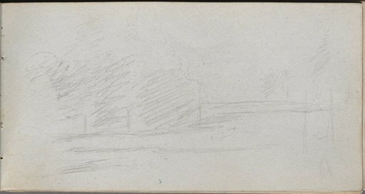 Sketchbook, page 78: Landscape Study