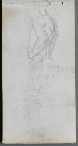 Sketchbook, page 51: Figure Study