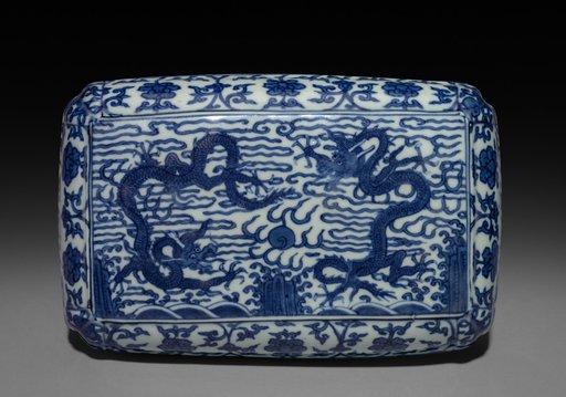 Covered Box with Dragons