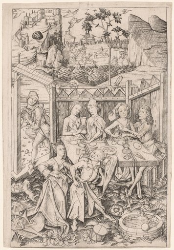 The Garden of Love (Large Plate)