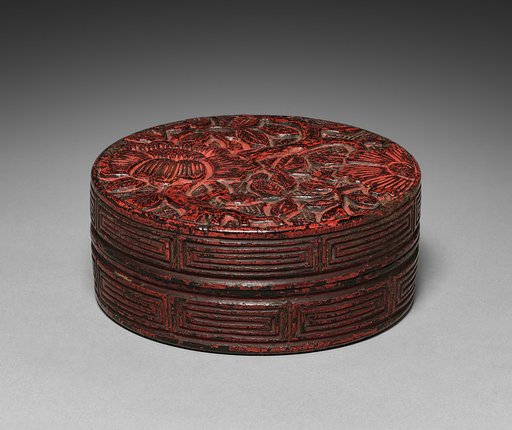 Incense Box (Kogo) with Camellia Design
