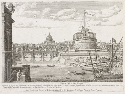 St. Angelo from "Prospectus Locurum Urbis Romae Insign[ium]