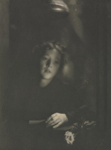 Camera Work: Girl with Rose