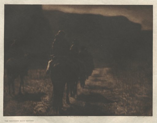 Portfolio I, Plate 1: The Vanishing Race-Navajo