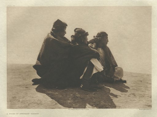 Portfolio I, Plate 36: A Point of Interest-Navaho