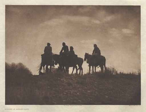 Portfolio I, Plate 38: Sunset in Navaho-Land
