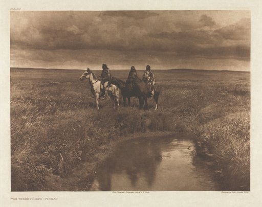 Portfolio VI, Plate 209: The Three Chiefs - Piegan