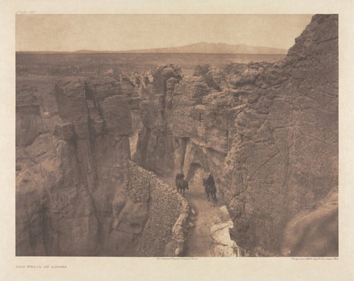 Portfolio XVI, Plate 567: Old Trail at Acoma