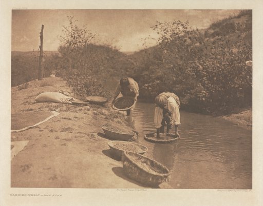 Portfolio XVII, Plate 594: Washing Wheat - San Juan