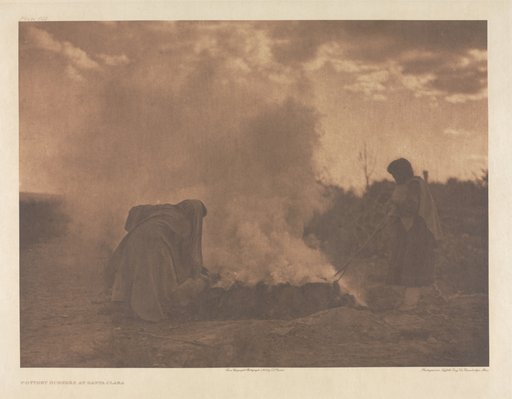 Portfolio XVII, Plate 603: Pottery Burners at Santa Clara