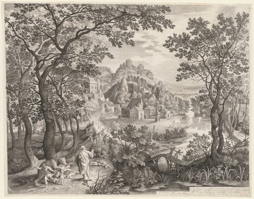 Elisha Cursing the Children of Bethel Who Are Being Devoured by the Bears