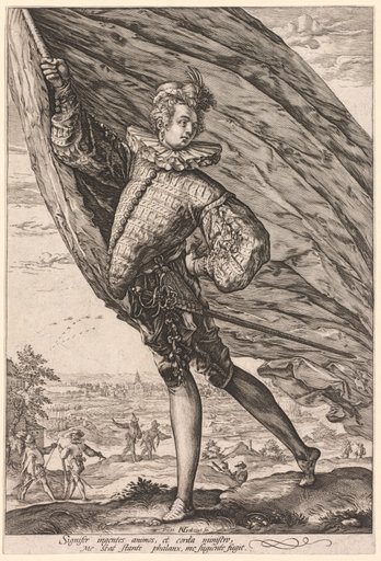The Standard Bearer, Turned to Left