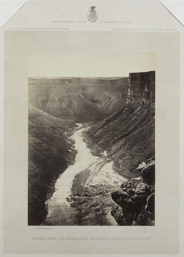 Grand Cañon, Colorado River, Mouth of Kanab Wash, Looking West