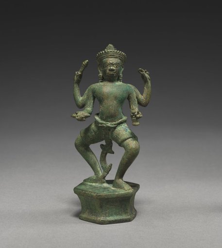 Four-Armed Standing Tantric Male Divinity