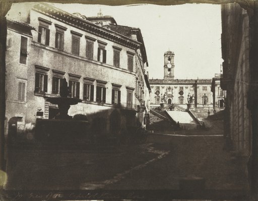 View of the Capitol Stairs, Rome