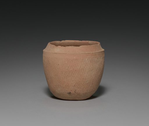 Covered Jar with Horn Handle