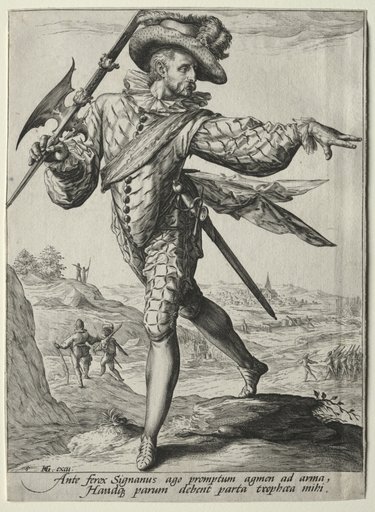 Officers and Soldiers of the Bodyguard of Emperor Rudolf II: Sergeant