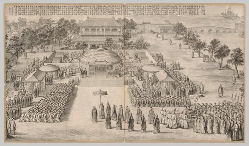 The Victory Banquet: from Battle Scenes of the Quelling of Rebellions in the Western Regions, with Imperial Poems