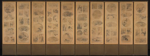 Painting of One Hundred Themes (obverse)