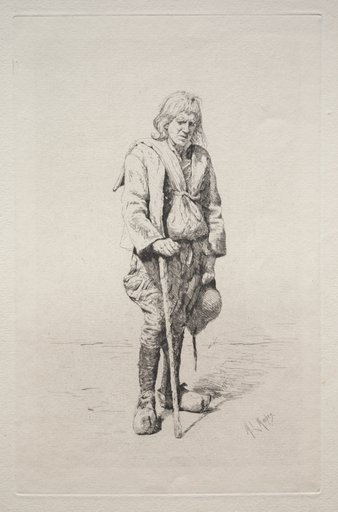 Man with Walking Stick