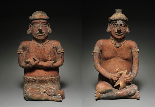Pair of Seated Figures