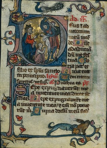 Leaf from a Book of Hours: Initial D: Massacre of the Innocents (1 of 2 Excised Leaves)