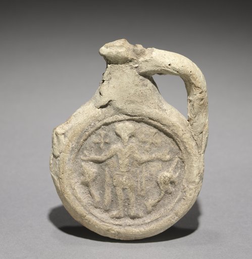 Pilgrim's Flask with Saint Menas