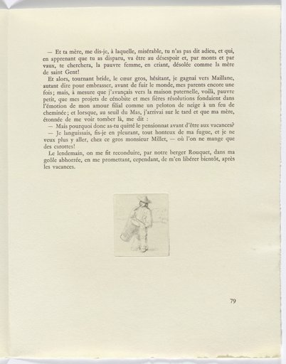 Frédéric Mistral: Mémoires et Recits by Frédéric Mistral: boy playing drum (page 79)