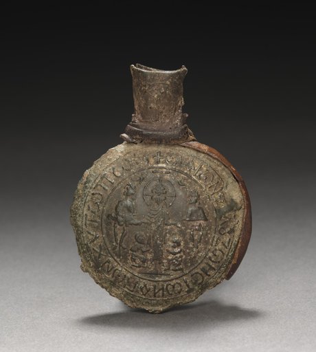 Pilgrim's Ampulla with the Crucifixion (front)
