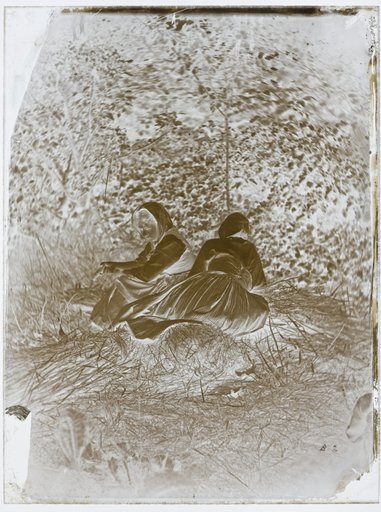 Two Peasant Girls Seated