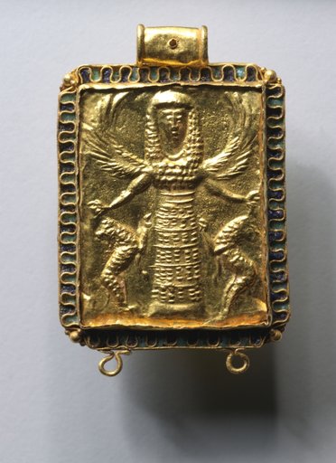 Daedalic Pendant with Potnia Theron (Mistress of the Animals)