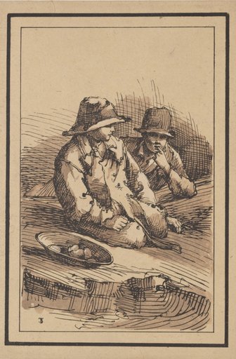 Rustic Figures: Two Boys