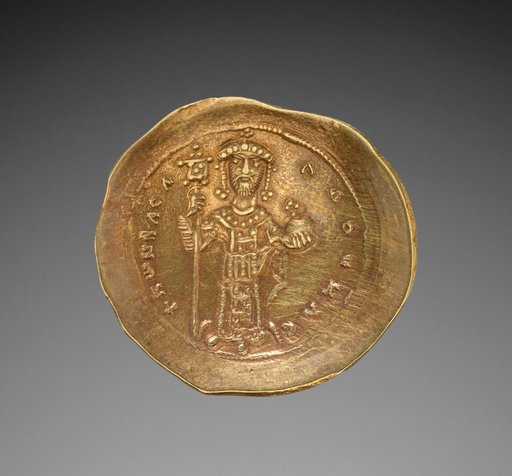 Scyphate Histamenon of Constantine X (obverse)
