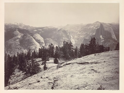 The Domes, from the Sentinel Domes, Yosemite