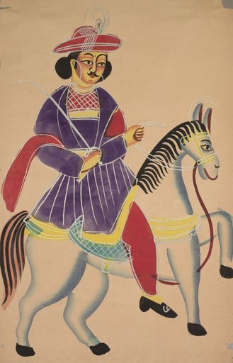 Raja Riding a Horse