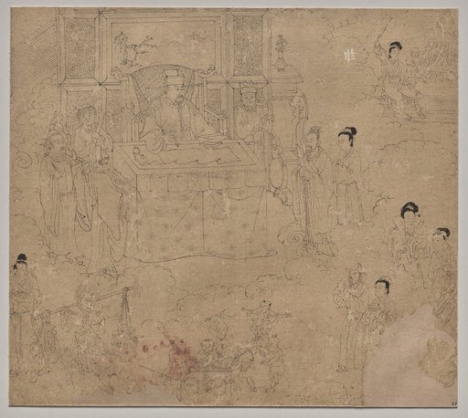 Album of Daoist and Buddhist Themes: Kings of Hells: Leaf 28