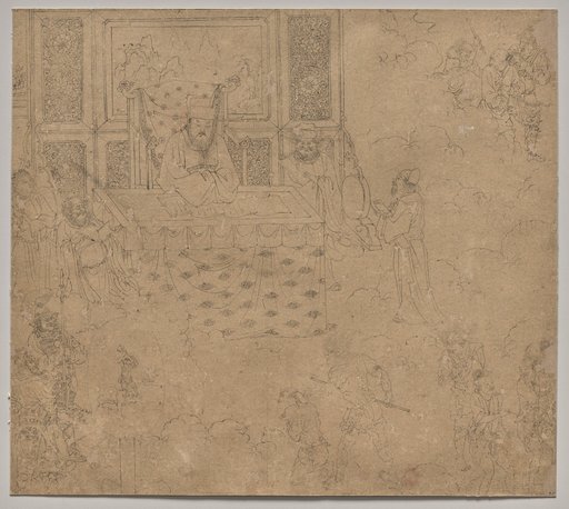 Album of Daoist and Buddhist Themes: Kings of Hells: Leaf 31