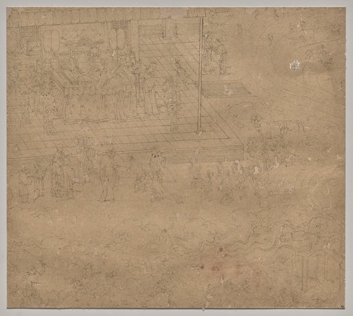 Album of Daoist and Buddhist Themes: Kings of Hells: Leaf 38