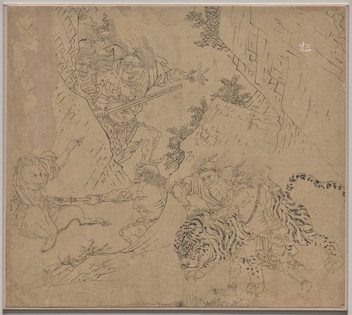 Album of Daoist and Buddhist Themes: Search the Mountain: Leaf 43