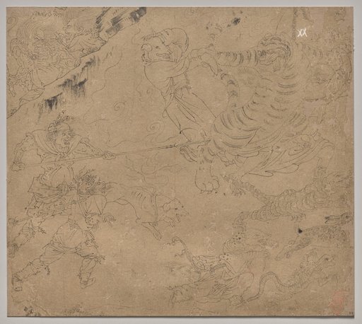 Album of Daoist and Buddhist Themes: Search the Mountain: Leaf 44