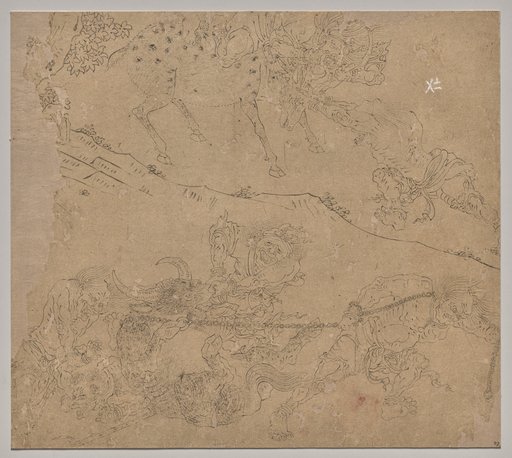 Album of Daoist and Buddhist Themes: Search the Mountain: Leaf 47