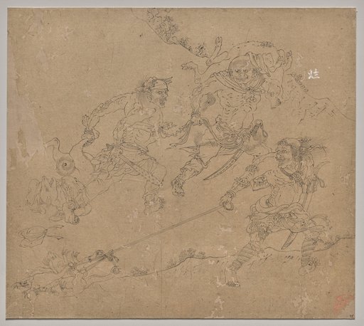 Album of Daoist and Buddhist Themes: Search the Mountain: Leaf 48