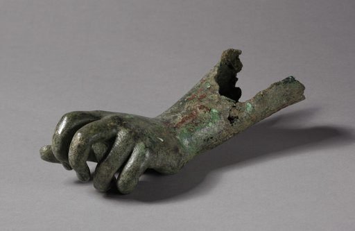 Detached Left Forearm and Hand of the Cleveland Apollo: Apollo Sauroktonos (Lizard-Slayer) or Apollo the Python-Slayer