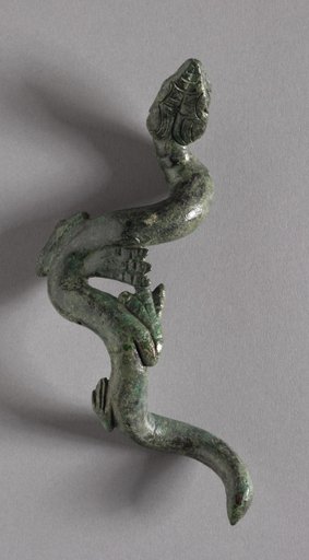 Detached Creature from the Cleveland Apollo: Apollo Sauroktonos (Lizard-Slayer) or Apollo the Python-Slayer